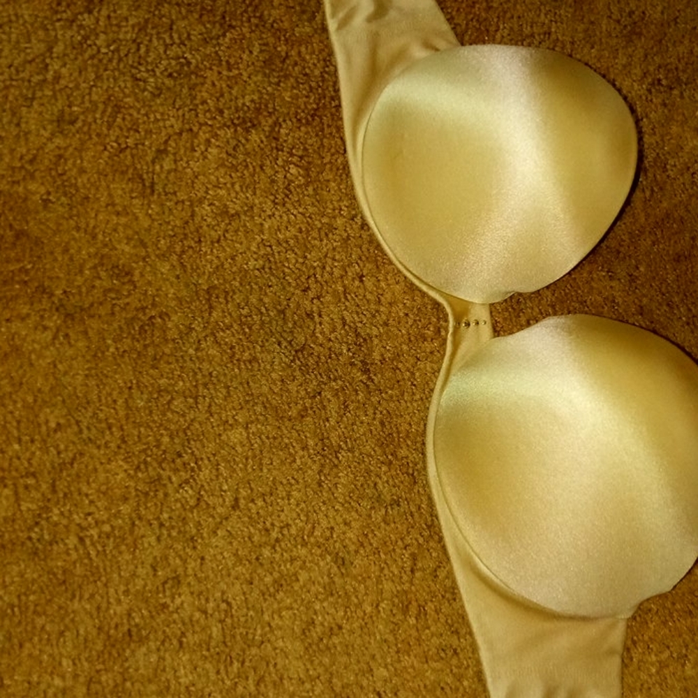 Maiden form push up nude strapless bra